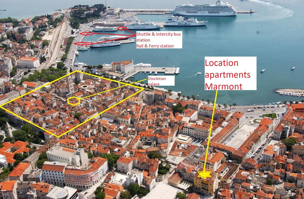 Apartments Marmont Split Eksteriør billede